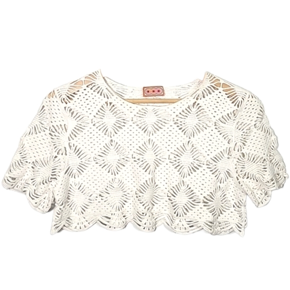 LHD white La Mer crop top size XS/S - Picture 2 of 7